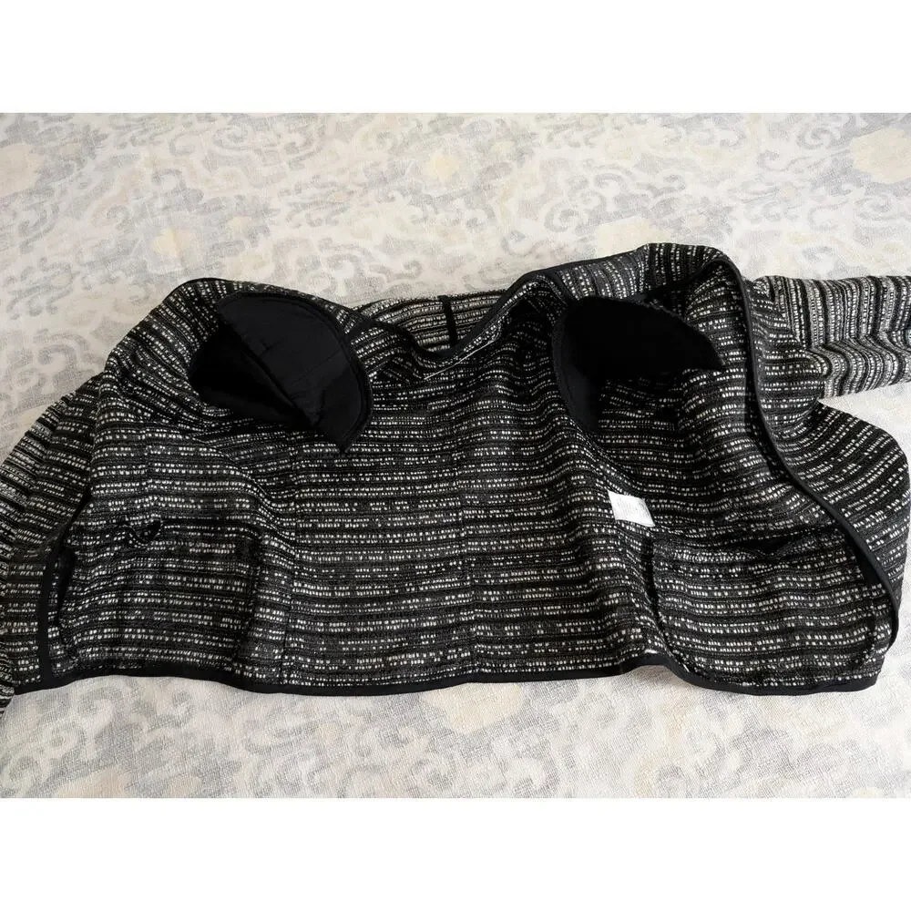 Milly Open Front Wool Blend Tweed Jacket - Picture 8 of 14